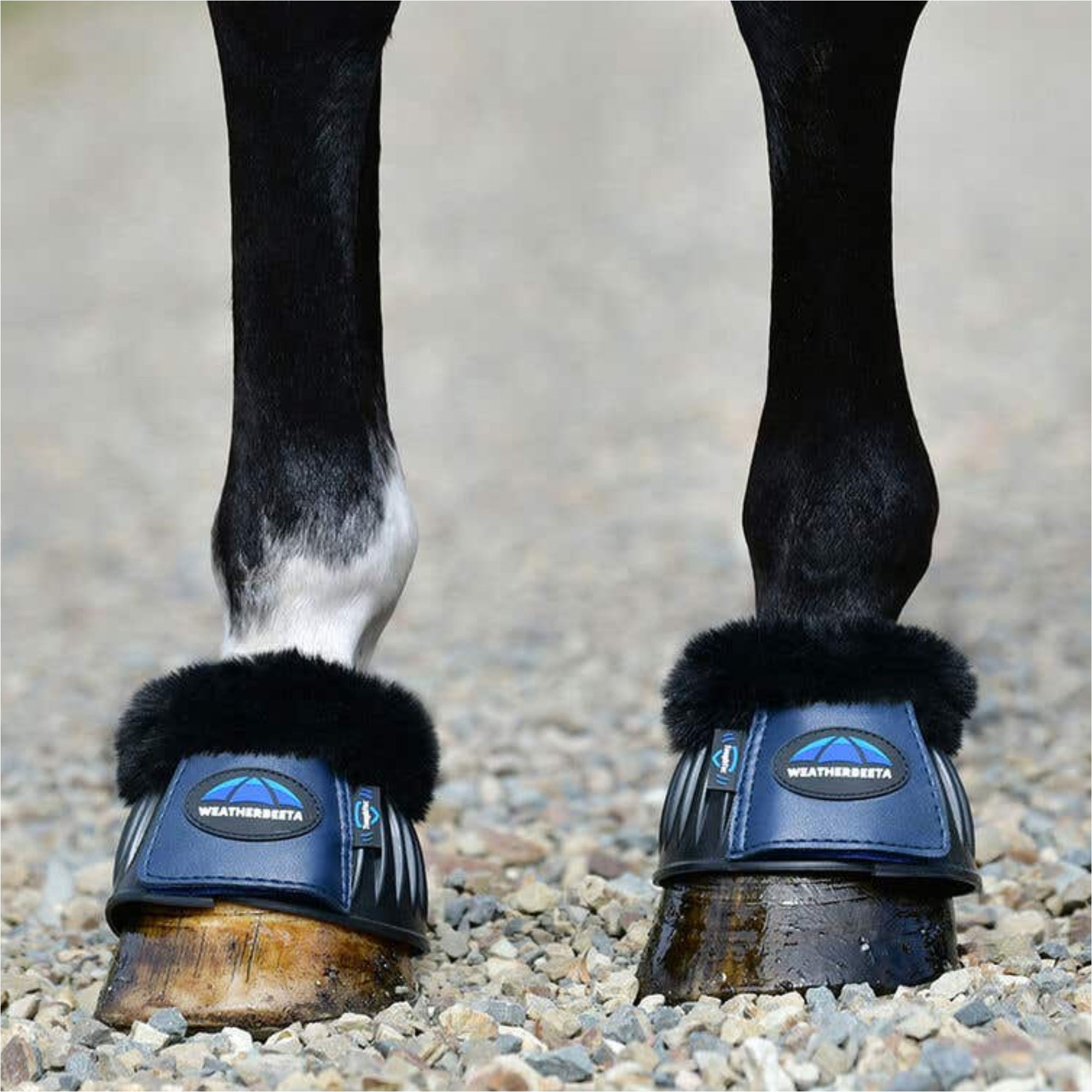 2025 WeatherBeeta Tough - Tec Prime Fleece Trim Gummi Bell Stiefel 1027523 - Navy